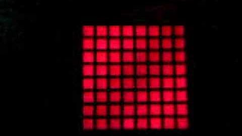 8x8 dot matrix led, individual pixels PWM control