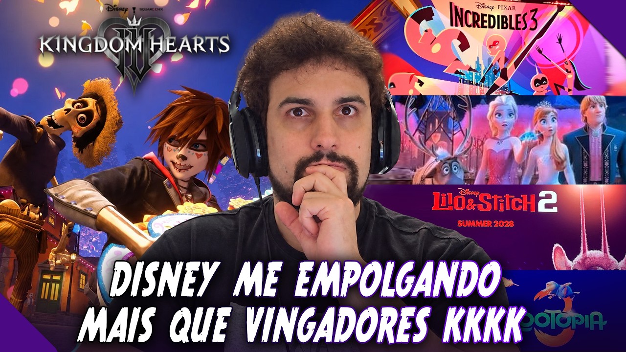 Anúncios da Disney + Kingdom Hearts 4 Viva! A Vida é uma Festa Trailer!