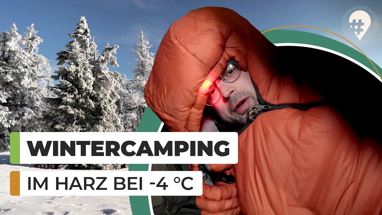 OUTDOOR IM WINTER: Eisige Übernachtung & Schnee-Wanderung auf den Brocken