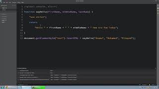 17 Learn JavaScript In Arabic #17 Function With Parameters YouTube