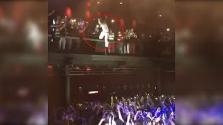 Lil Pump "Stage Performance Compilation - Stage Dive"