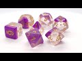 Luminous - Snow Cone - Old School 7 Piece DnD RPG Dice Set