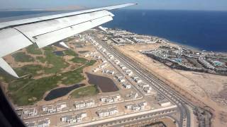 Landing in Sharm el Sheikh B757