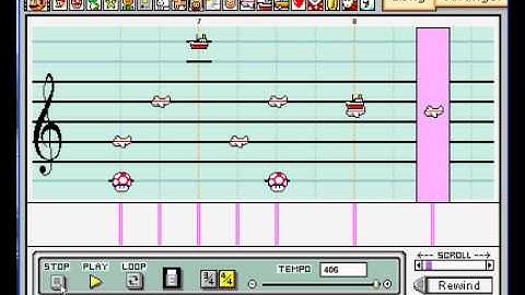 Mario Paint  Unfinished Compositions