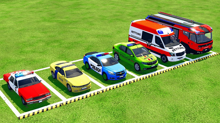 CHEVROLET, FORD POLICE CARS, DACIA, AMBULANCE, FIRE ENGINE EMERGENCY, TRANSPORTING WITH TRUCK !FS22