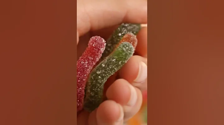 Most Satisfying Gummy Worm ASMR Ever🍬  #ASMR #OddlySatisfying #CandyASMR #relaxingsounds #biggboss