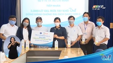 LIXCO tiếp tục trao tặng 3000l gel rửa tay khô On1 cho Sở Y Tế TP.HCM