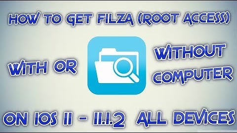 How To Get Filza WITH Root Access On iOS 11-11.1.2 NO JAILBREAK!