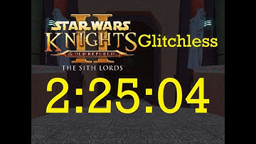Knights of the Old Republic 2 Glitchless Speedrun in 2:25:04 [Former World Record]