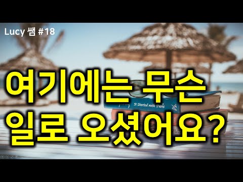 루시쌤 룰루랄라 기초영어 #18 여기 무슨 일로 오셨어요?