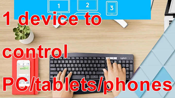 Logitech MK850 Performance Wireless Keyboard and Mouse Combo. Control up to 3 devices!