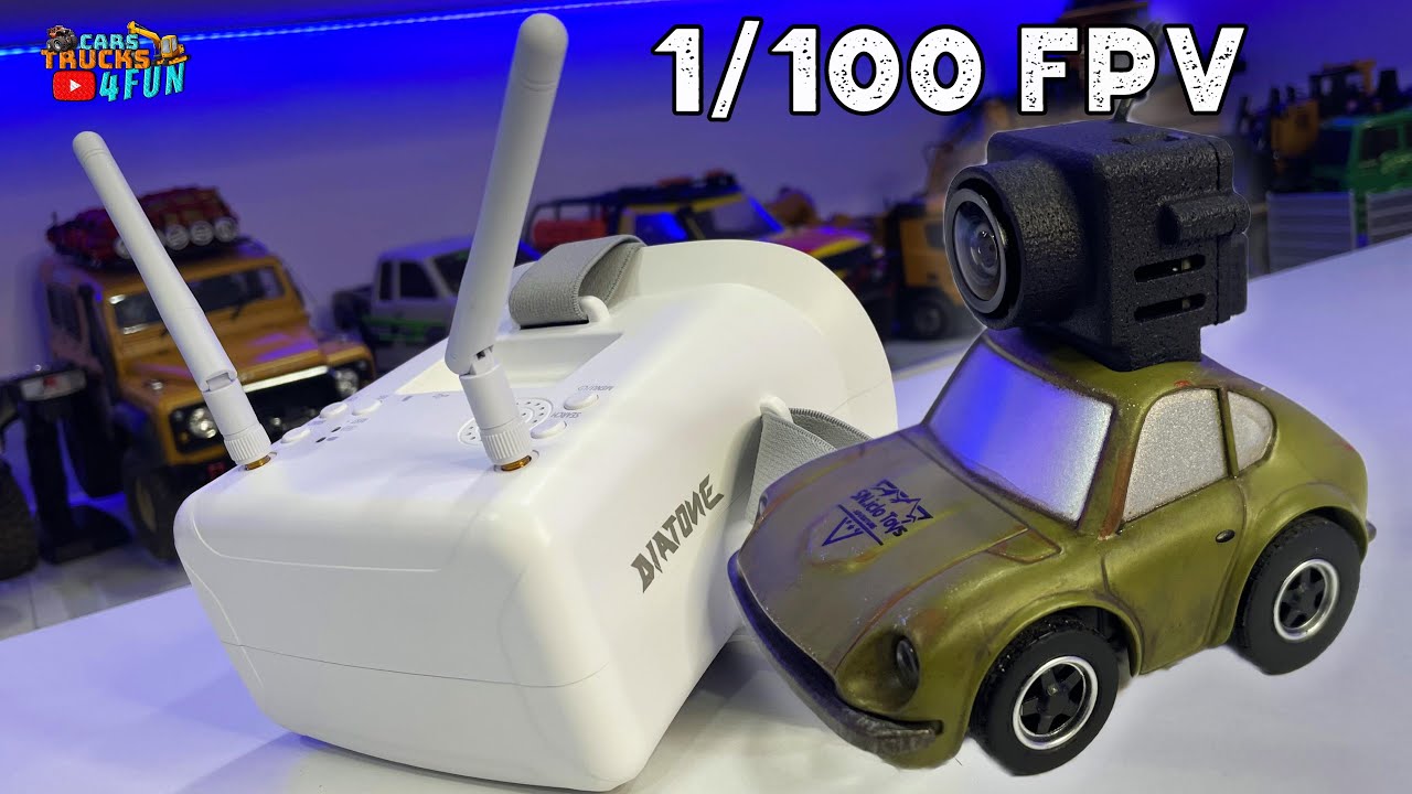 Diatone SNT JustAir Q25 1/100 | FPV RTR Micro RC Car | Unboxing & First Drive | Cars Trucks 4 Fun
