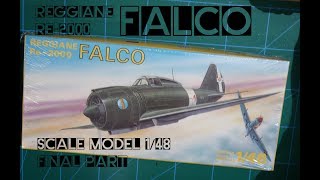 Re-2000 (Falco) 1/48 scale model aircraft Final Part