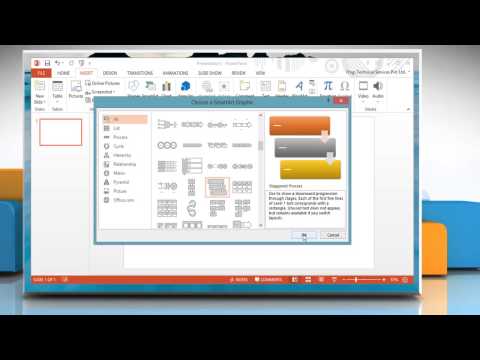 How to animate the flow chart in Microsoft® PowerPoint 2013 on a Windows® 8.1 PC