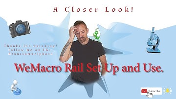 Wemacro Rail: Setup and software overview.