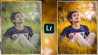 Soft Orange & Yellow Tone Lightroom Photo Editing Tutorial|Lightroom Premium Yellow Preset Download| screenshot 4