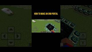 How to create an end portal in creative mode #minecraft #technoblade