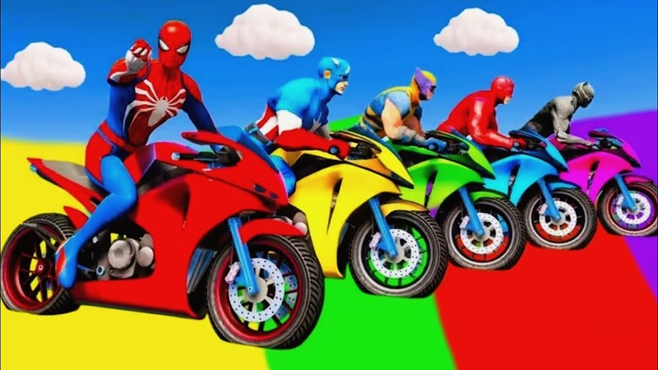 Spider-Man Rescues  batman vs Thanos vs Superman funny GTA 5 game