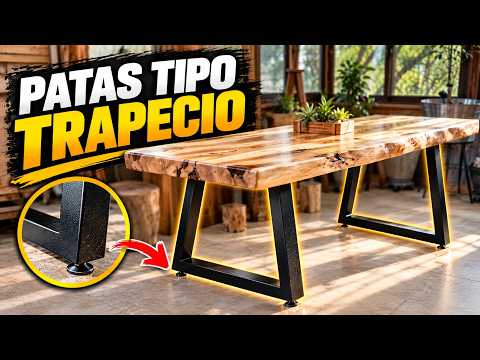Build these METAL LEGS and transform any table!