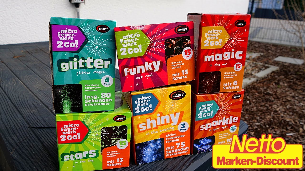 Comet Micro Feuerwerk im Vergleich | Netto