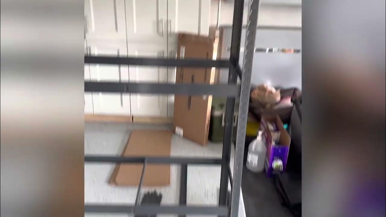 VidaXL heavy duty shelving unit assembly. YouTube