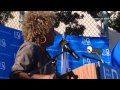 #Thelma_Houston sings God Bless America at Long Beach ceremony renaming Bobbie Smith Elem. School