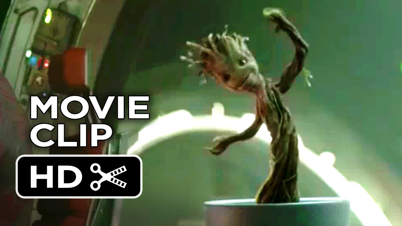 Guardians of the Galaxy Movie CLIP - Dancing Baby Groot (2014