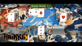 Star Club - TriPeaks: Hard I Challenge 5 | Haikyuu Theme | Microsoft Solitaire Collection screenshot 5