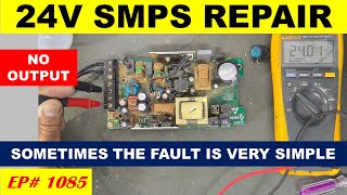 {1085} Very simple Repair, SMPS input short circuit, no output