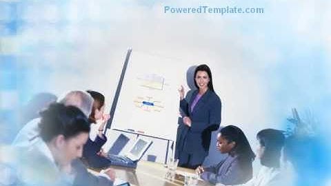 Presentations PowerPoint Template by PoweredTemplate.com