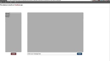 PubNub Chat Room Demo