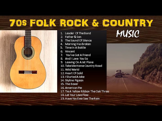 70s Folk Rock & Country Music class=