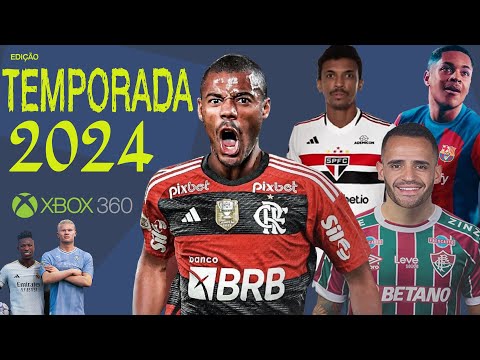 CHEGOU O NOVO EFOOTBALL 2024 XBOX 360 - MAIS ATUALIZADO DO BRASIL 