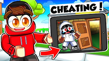 Using CAMERAS to CHEAT in Hide & Seek Brookhaven!