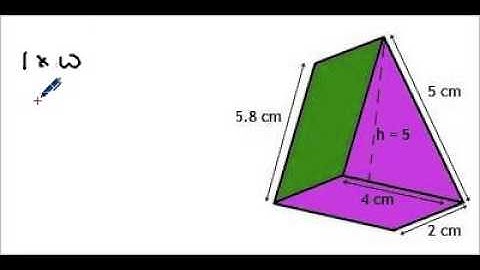 WCLN - Find Surface Area of Triangular Prism