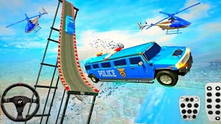 العاب سيارات - سيارة ليموزين منحدرة للشرطة الأمريكية تحفز ألعاب سيارات الشرطة | car games screenshot 4
