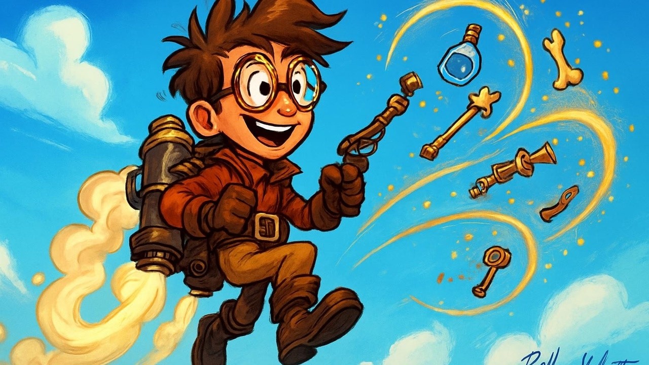 Bullone volante e la magia delle invenzioni 🚀🎵 - Storie di super eroi per bambini