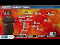Fire danger expected for Tuesday then cooler weather arrives.