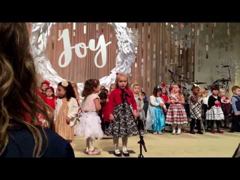 The Pledge of Allegiance by Raegan. Stonebridge Christian Academy, Christmas Program 2016.