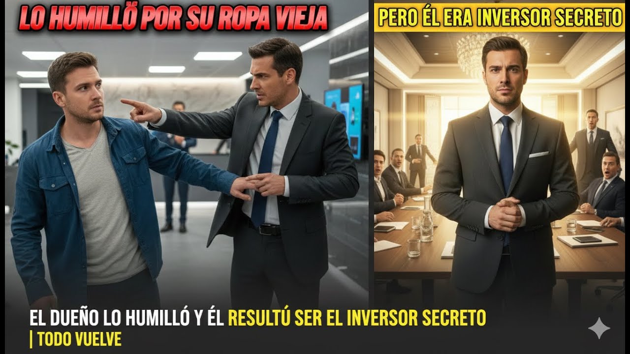 EL DUEÑO LO HUMILLÓ POR SU ROPA ROTA Y ÉL RESULTÓ SER EL INVERSOR SECRETO | Todo Vuelve