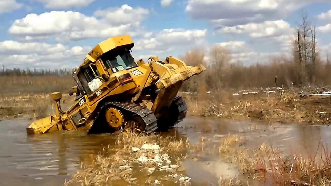 STUCK HEAVY EQUIPMENT FAILS offroad in ice and mud compilation YouTube