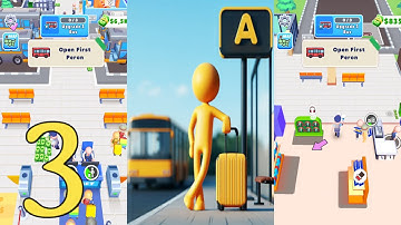 Terminal Master - Bus Tycoon Gameplay Mobile Game Walkthrough All Levels Android Ios #3