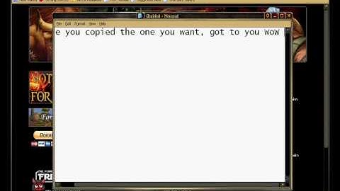 How to connect to a WoW private server