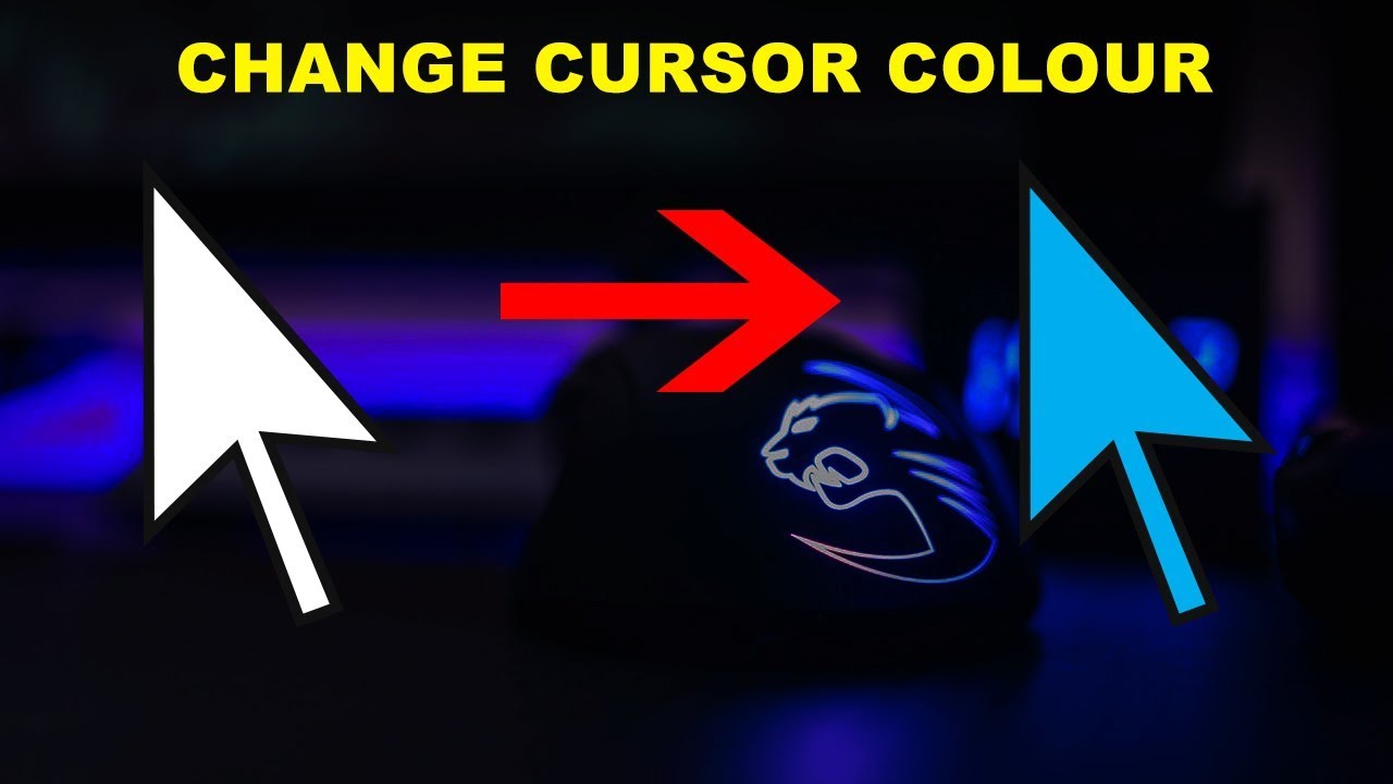 how to change color of cursor windows 10