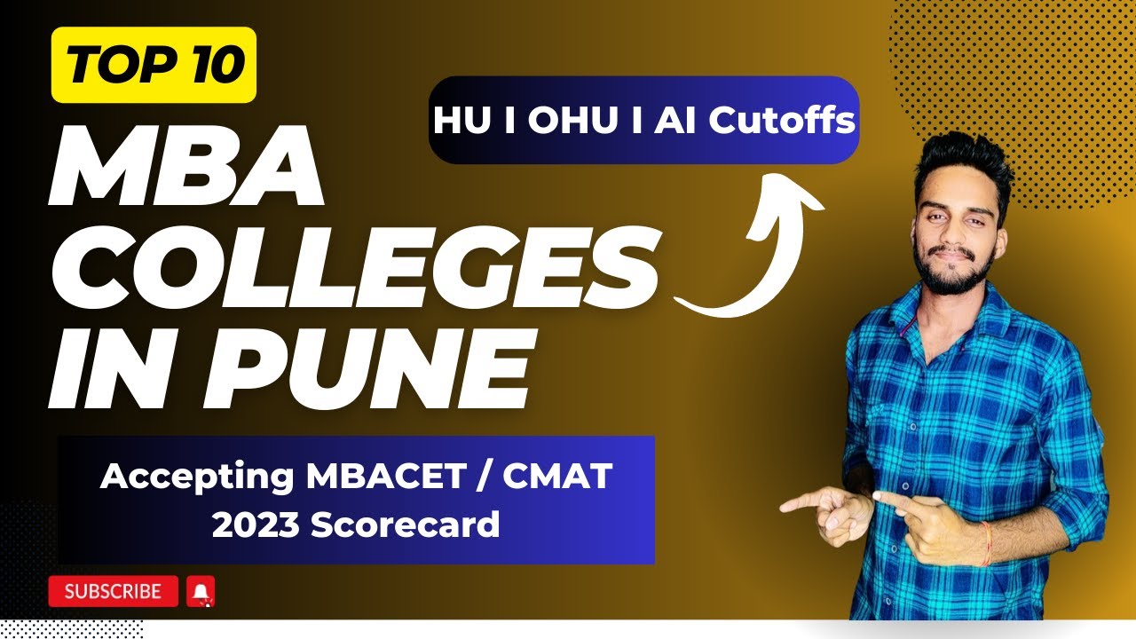 Top 10 MBA Colleges In Pune Accepting MBA CET/CMAT 2023 I Fees I ...
