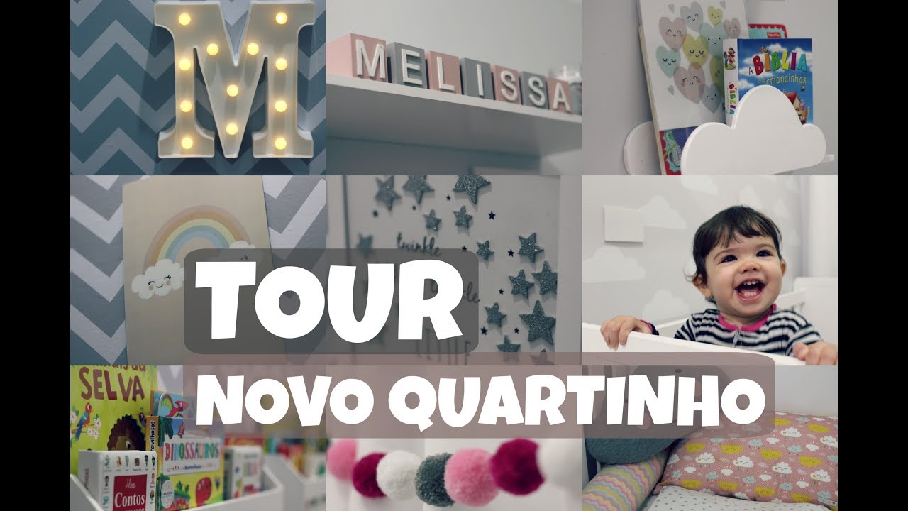 TOUR PELO QUARTINHO DO BEBÊ - MELISSA 1 ANO - NOVA DECORAÇÃO