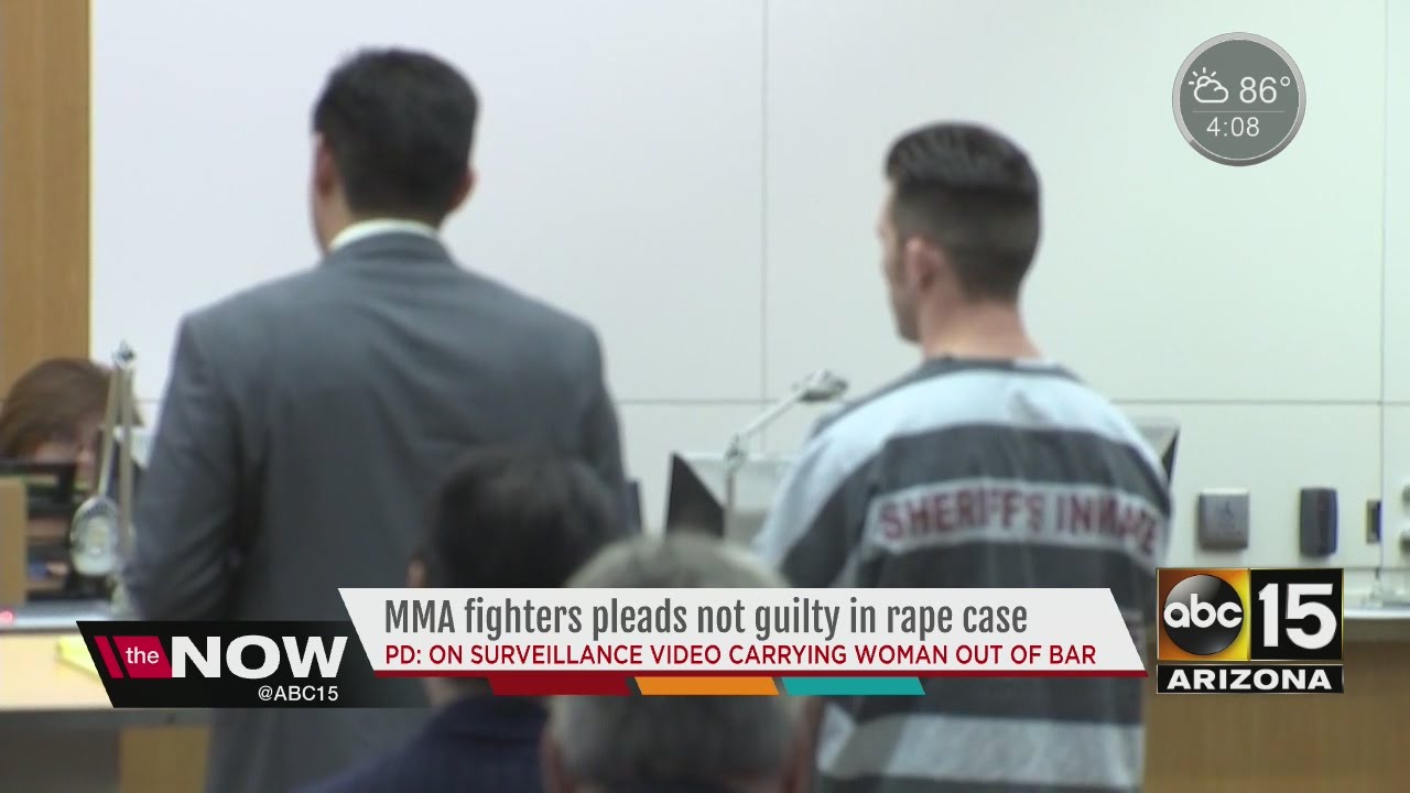 MMA fighter pleads not guilty after sex assault charge - YouTube