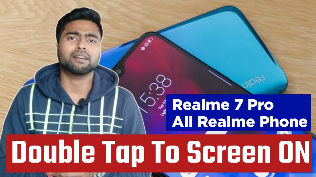 Double Tap Screen on realme 7 pro - All Realme phone Double Tap Screen On - Realme double tap wakeup