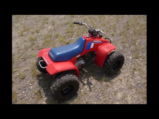 激レア車！HONDA ホンダ　TRX70  4輪バギー　実働　ATC70モンキー trx70 HONDA ホンダ TRX70 走行動画 4輪バギー ATV - YouTube