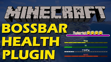 RPG health bars in Minecraft with Boss Bar Health Plugin